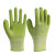 曼睩 条纹绿12双装 劳保手套耐磨工作丁腈橡胶乳胶手套防滑防水胶皮劳动工地干活防护手套ML008