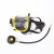 千惠侬正压式空气呼吸器面罩 呼吸器配件 全面罩 黄色 面罩加罐头 6.8L空气呼吸器