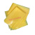 VCI气相防锈塑料包装袋自封口袋pe防锈膜工业机械金属汽配零部件 黄色(底有V型口) 无自封口 25.5X30X16丝黄色100个(无V