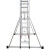 兴航发 XHF-LCRS10 铝合金槽型铆压人字伸缩梯 10m-收回5.2m升高9m加厚人字梯工程梯子