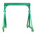京棣工品 龙门航吊 小型吊架 移动起重起吊 升降手推龙门架  2吨高3米*宽2米 