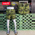 男装夏季清凉短裤薄款速干运动休闲五分沙滩裤 91005504Z绿色迷彩纯聚酯纤维 XL重约155~165斤
