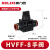 德力西气动手动开关阀HVFF-4-6-8-10-12mm直通式节流气管快速接头 HVFF-8