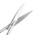 午励 实验用剪刀 不锈钢实验室手术剪刀 弯刀 手术弯尖14cm 
