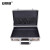 安赛瑞 手提式密码工具箱 铝合金精密仪器箱保险存储箱 证件收纳箱铝箱 42×32×14cm 黑色空箱 28469