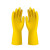 安美尚（ams）南洋牛筋乳胶100克防水防油清洗耐磨清洁手套 小号 定做 10双/打