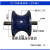 加大钢管圆管u型适用轮加宽重型轨道凹槽定滑轮移门适用轮子 25/28管用单轮(6分管)