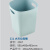 亿丽佳 大号圆形垃圾桶 侧扣卫生桶办公纸篓垃圾干湿分类（10.2L颜色随机）
