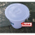 塑料大桶储水桶圆形白色水桶小区物业环卫垃圾桶大号带盖加厚 200型 120L 55*58cm