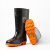 Denilco防汛高筒雨鞋应急救援雨靴男女中筒水鞋防滑防水短筒水靴 反光条高筒 42码	
