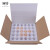 须特（XUTE）60枚加厚中托+纸箱 珍珠棉鸡蛋托 防震泡沫专用打包盒 寄草土鸡蛋快递包装盒箱子
