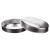 垒固 一次性铝制称样铝皿带手柄铝质称量器皿天平液体固体称样带把铝箔称量盘135ml 103*19mm100个