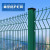 来采 桃型柱护栏网别墅小区围墙护栏网片围栏隔离网高速防护栏网加粗硬塑5毫米粗*1.2米高*2.5米宽*含1柱