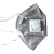 一护 KN95口罩 带呼吸阀活性炭头戴式口罩 防装修甲醛异味透气口罩 9002V 30支/盒