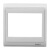 N86-903 三位竖装外框功能件组合式面框插座86型墙面插座定制 N86-903 白色