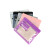 内裤包装袋子服装女塑料自封袋透明拉链密封袋加印LOGO 紫色100个 24x18cm