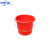 塑料手提水桶红色大小水桶带盖子耐摔 【12.5L有盖款】