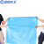 蓝鲸环卫 100*120cm棕色50只 彩色加厚商用绿蓝红黑色分类平口垃圾袋LJHW-1033