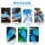 塞莫诗一次性丁腈手套耐用型蓝色 多用途食品级防水清洁贴手CCN909 100只大号L