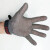 法国霍尼韦尔钢环焊接防割手套钢丝金属不锈钢铁手套 黑色 单只售价欧码偏大 XS