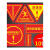 救援窗口标识贴标识标牌安全标志贴纸灭火应急逃生窗标识牌双面带 背胶10张装XFC-03 20x20cm