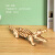 晴野激光立体拼图儿童DIY玩具手工彩绘装饰工艺木质拼装昆虫模型 A-161 鳄鱼