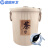 蓝鲸环卫【大号卡其色带球管】塑料茶渣过滤垃圾桶LJHW-9306