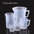塑料量杯50 500  2L 5L烘焙奶茶加厚PP刻度烧杯 250ml