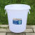 大号垃圾桶户外塑料环保酒店餐厨工业商用圆形带盖大容量收纳水桶 80升垃圾袋（50只）