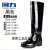 适用上海雨鞋加长高筒水靴男士工作防水鞋防滑雨靴钓鱼劳 8199黑色 超高筒 44