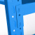 俐茗仓储货架LH538中型储存架金属收纳架蓝色1.5米副架200kg/层
