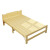 【链工】实木折叠床单人床简易床午休床单人小户型1米午睡床实木板床松木床 100cm宽