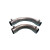 铁基宁 JDG弯头 金属线管焊接钢管配件月牙弯90度直角弯头 φ25 1个价 镀锌穿线管