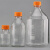 蜀牛蓝盖试剂瓶100-20000ml螺纹口玻璃丝口化学广口样品实验棕色 5L(5000ml)透明黄盖高硼料