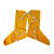 大杨076皮护脚罩 2双 电焊护脚盖 焊接护腿鞋套 焊工防烫劳保防护脚套 黄色 定制