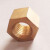 定制加长加高加厚外六角纯黄铜筛螺母通心孔螺丝帽 单位：包/10个1*长1mm