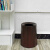 定制垃圾桶风客厅卧室卫生间双层木纹北欧现代新中式 深色木纹(小号)