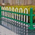 锌钢草坪护栏市政绿化带隔离栏杆U型菜园花园篱笆栅栏折弯型围栏 折弯款60cm高一米的价格