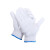 泓瑞沣 线手套白色棉纱劳保工作手套加厚防滑耐磨手套 单位：包 450g 12双/包