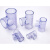 PVC透明三通 透明UPVC三通 标准 透明给水管三通透明塑料水管三通 内径75mm(DN65)
