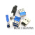 USB3.0-AM/AF 90/180度 USB A母座A公头B母方口 连接器A型B型接口 带塑壳-三件式短壳公头(5个)