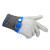 星工（XINGGONG）防割手套 不锈钢丝5级防刀刃切割耐磨劳保手套短款 蓝色1只
