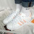 阿迪达斯 （adidas）三叶草板鞋女鞋2024夏季新款复古小白鞋经典运动低帮休闲鞋EE89 EE8910白色浅橙 36