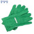 稳斯坦 W5030 点塑针织手套 园艺园林防滑耐磨手套工作防护劳保手套 绿色