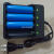 18650锂电池充电器3.7V4.2V强光手电筒4槽智能充电器充饱自动转灯 充电器USB+4节18650型号