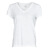 Lee女装T恤白色2022夏季新款文艺风休闲潮流百搭V领天丝吸汗透气修身短袖洋气舒适L41JENLJ 白色 XL