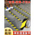 磨砂防滑警示胶带PVC黑黄斑马警戒线地标贴地板反光地面胶带划线 黑黄相间长5m*宽50mm