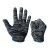鹿色 劳保手套 350g工作线手套搬运防护防滑 丝加黑手套 一双价