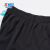 特步（XTEP）儿童短裤2024年夏款男小童速干透气凉爽五分裤676225423134 纯正黑 100