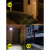 太阳能户外仿真监控摄像头室外防水超亮照明感应壁灯定制 [6灯遥控版照100平-暖光(2